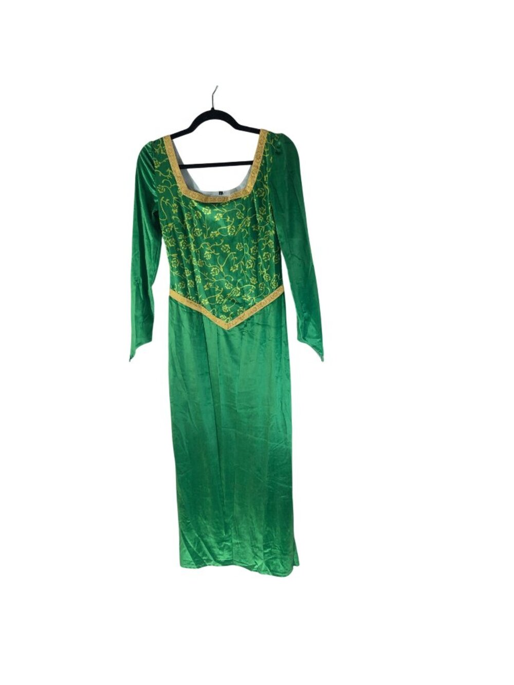 Women Costume Princess Fiona Dress Renaissance Medieval Princess Dress Green S